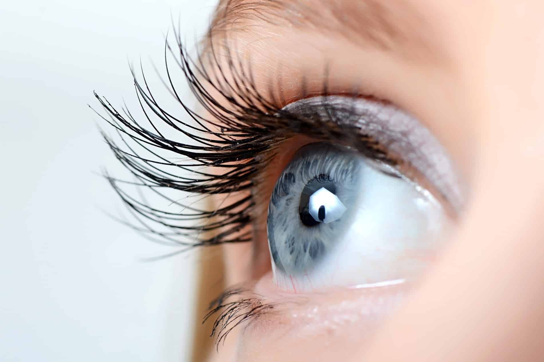 Woman with Eye floaters at the optometrist in Mountain Brook AL
